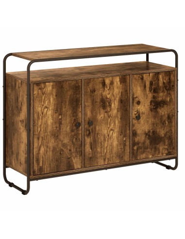 Credenza Rovere Fumo 102 x 35 x 75 cm Legno ingegnerizzato