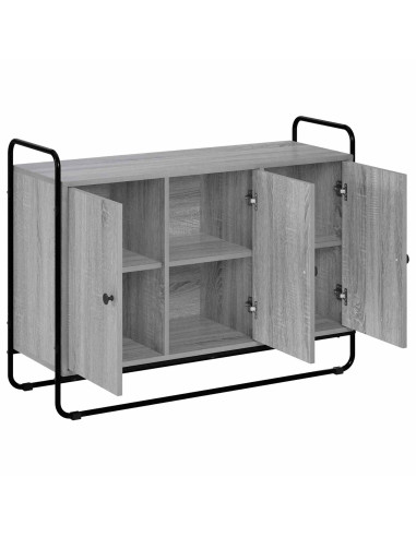 Credenza Sonoma grigio 102 x 35 x 75 cm Legno ingegnerizzato