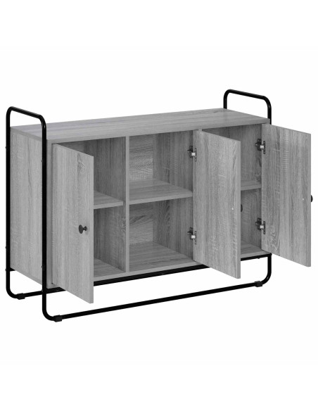 Credenza Sonoma grigio 102 x 35 x 75 cm Legno ingegnerizzato