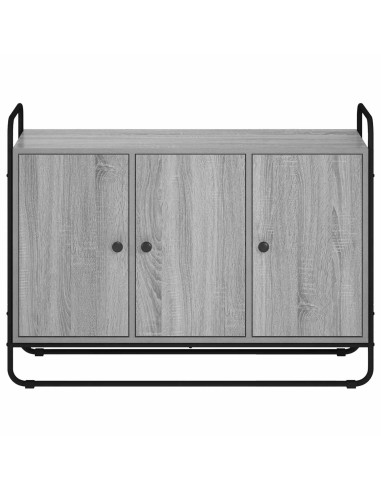 Credenza Sonoma grigio 102 x 35 x 75 cm Legno ingegnerizzato
