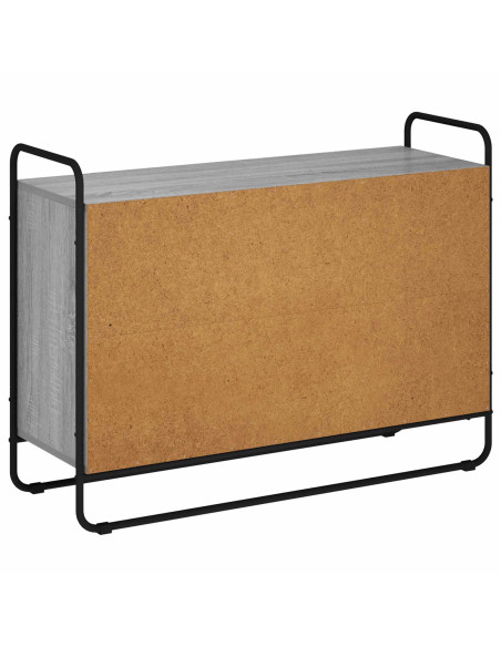 Credenza Sonoma grigio 102 x 35 x 75 cm Legno ingegnerizzato