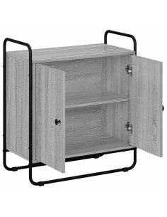 Credenza Sonoma grigio 68 x 35 x 75 cm Legno ingegnerizzato 2