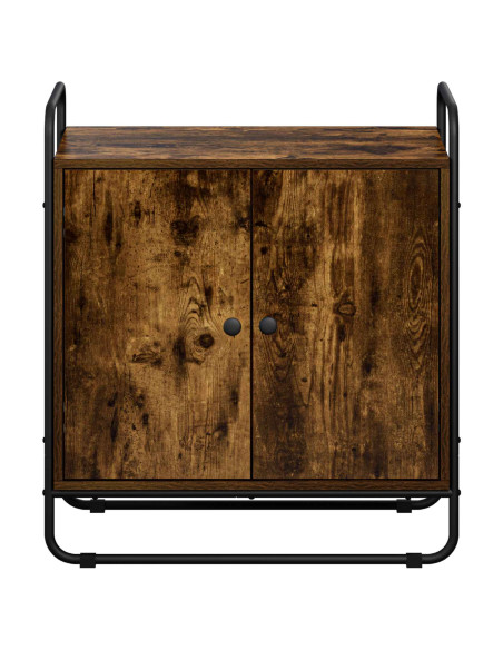 Credenza Rovere Fumo 68 x 35 x 75 cm Legno ingegnerizzato