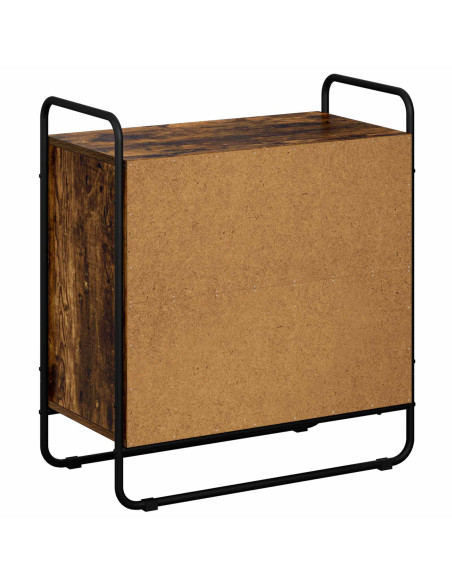 Credenza Rovere Fumo 68 x 35 x 75 cm Legno ingegnerizzato