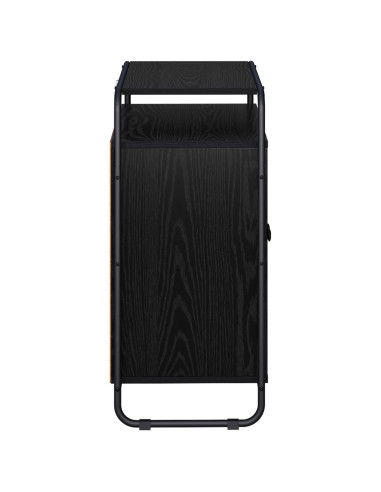 Credenza Rovere Nero 68 x 35 x 75 cm Legno ingegnerizzato