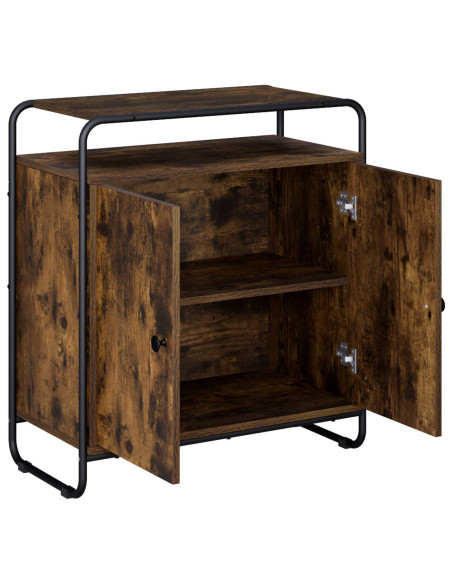 Credenza Rovere Fumo 68 x 35 x 75 cm Legno ingegnerizzato