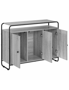 Credenza Sonoma grigio 102 x 35 x 75 cm Legno ingegnerizzato 2