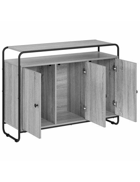 Credenza Sonoma grigio 102 x 35 x 75 cm Legno ingegnerizzato