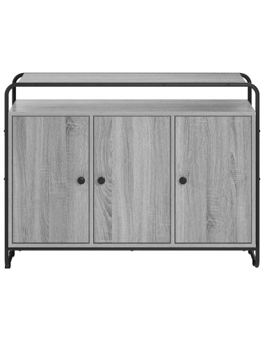 Credenza Sonoma grigio 102 x 35 x 75 cm Legno ingegnerizzato