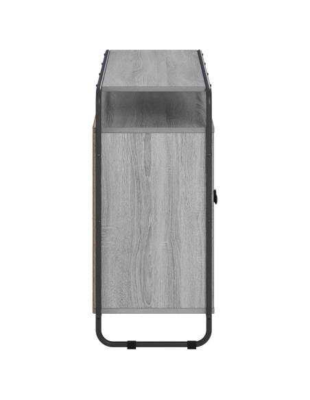 Credenza Sonoma grigio 102 x 35 x 75 cm Legno ingegnerizzato