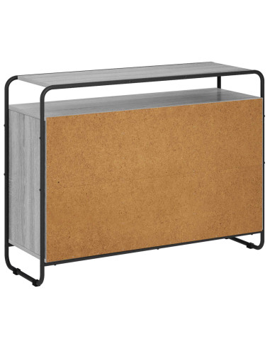 Credenza Sonoma grigio 102 x 35 x 75 cm Legno ingegnerizzato