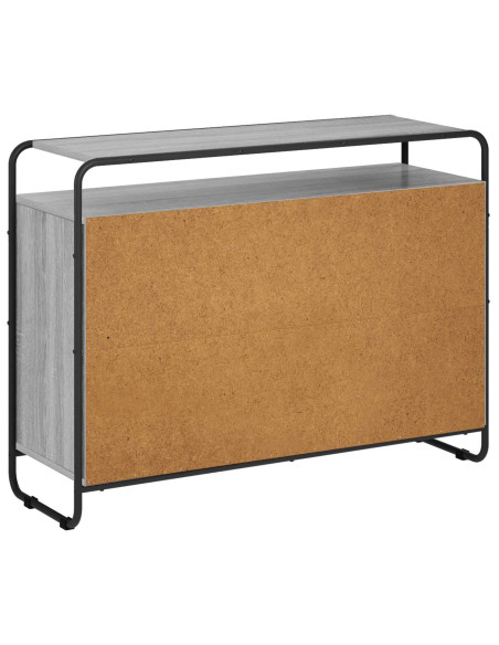 Credenza Sonoma grigio 102 x 35 x 75 cm Legno ingegnerizzato