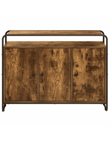 Credenza Rovere Fumo 102 x 35 x 75 cm Legno ingegnerizzato