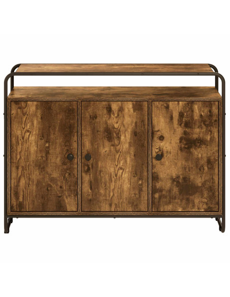 Credenza Rovere Fumo 102 x 35 x 75 cm Legno ingegnerizzato