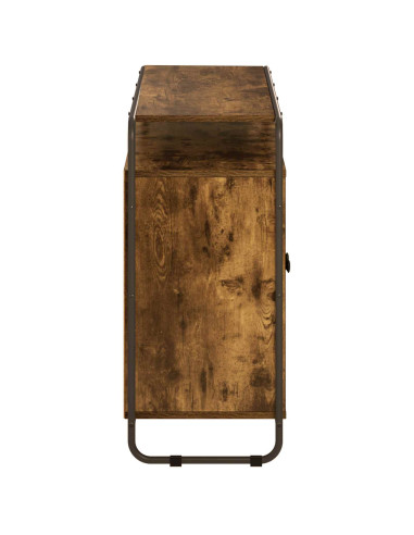 Credenza Rovere Fumo 102 x 35 x 75 cm Legno ingegnerizzato