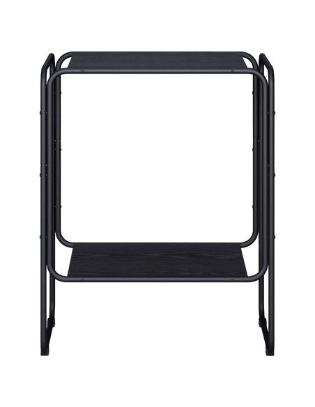 Credenza Rovere Nero 60 x 38 x 75 cm Legno ingegnerizzato