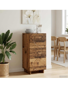 Credenza Legno antico 33,5 x 34,5 x 75 cm Legno ingegnerizzato
