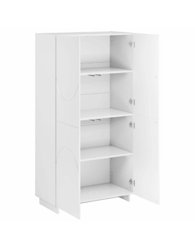 Credenza Bianco 79 x 41 x 151 cm Legno ingegnerizzato