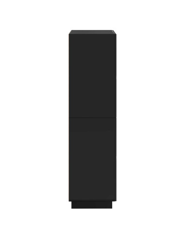 Credenza Nero 79 x 41 x 151 cm Legno ingegnerizzato