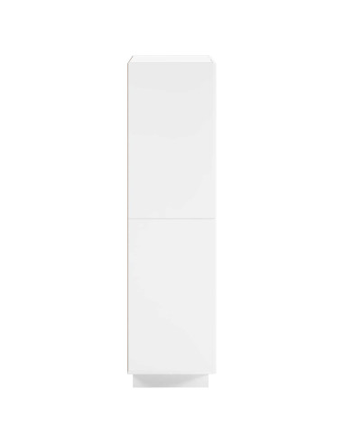 Credenza Bianco Lucido 79 x 41 x 151 cm Legno ingegnerizzato