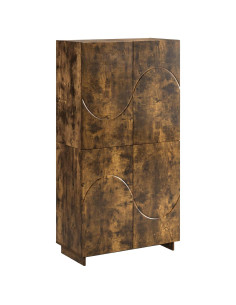 Credenza Rovere Fumo 79 x 41 x 151 cm Legno ingegnerizzato 2