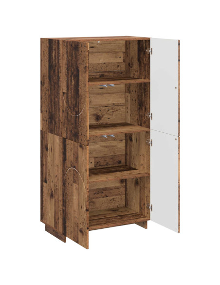 Credenza Legno di quercia 79 x 41 x 151 cm Legno ingegnerizzato