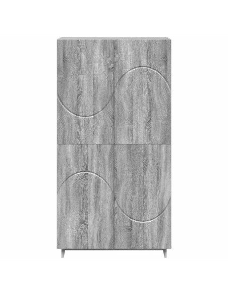 Credenza Sonoma grigio 79 x 41 x 151 cm Legno ingegnerizzato