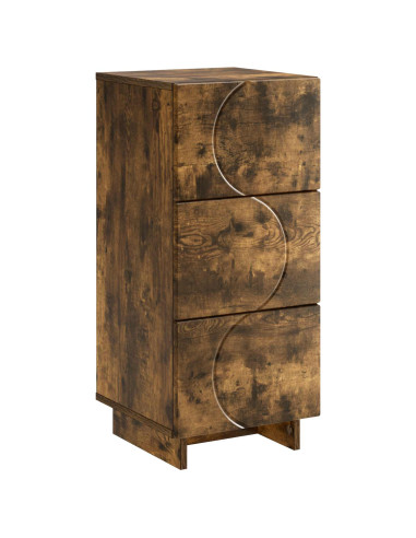 Credenza Rovere Fumo 33,5 x 34,5 x 75 cm Legno ingegnerizzato