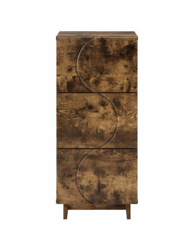 Credenza Rovere Fumo 33,5 x 34,5 x 75 cm Legno ingegnerizzato