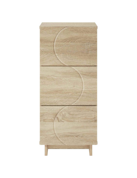 Credenza Rovere Sonoma 33,5 x 34,5 x 75 cm Legno ingegnerizzato