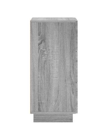 Credenza Sonoma grigio 33,5 x 34,5 x 75 cm Legno ingegnerizzato