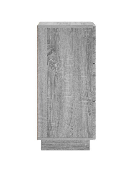 Credenza Sonoma grigio 33,5 x 34,5 x 75 cm Legno ingegnerizzato