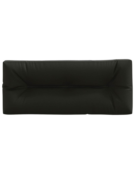 Cuscino per schienale di pallet VIANEN 100% Poliestere Nero