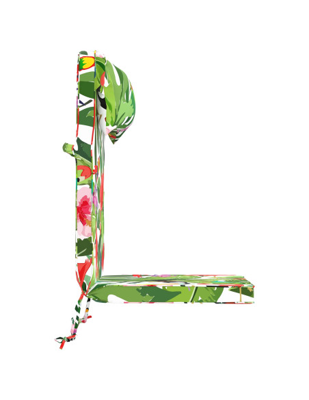 Cuscino per Lounger Sole 100% Poliestere Multicolore