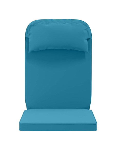 Cuscino per Lounger Sole 100% Poliestere Azzurro