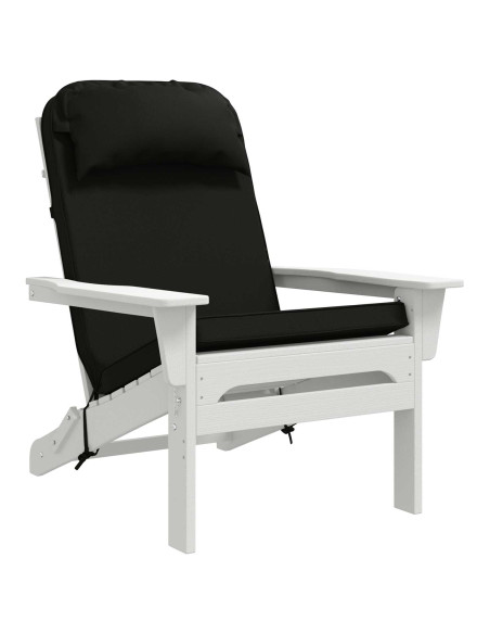 Cuscino per Lounger Sole 100% Poliestere Nero 55 x 124 x 5 cm