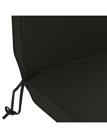 Cuscino per Lounger Sole 100% Poliestere Nero 55 x 124 x 5 cm