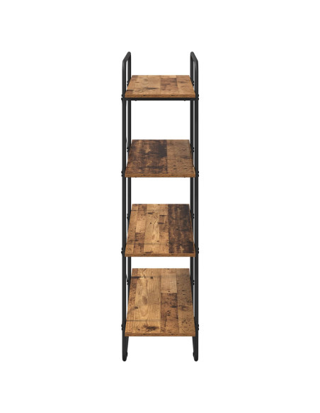 Libreria 4 livelli 100 x 35 x 140 cm PB Legno di quercia