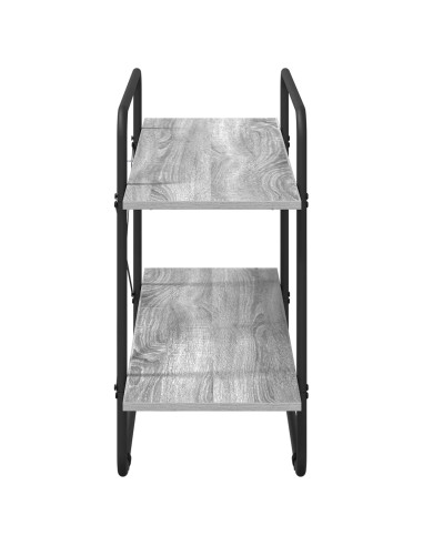 Libreria 2 livelli 100 x 35 x 70 cm PB Sonoma grigio