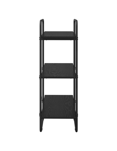 Libreria 3 livelli 80 x 35 x 105 cm PB Rovere Nero