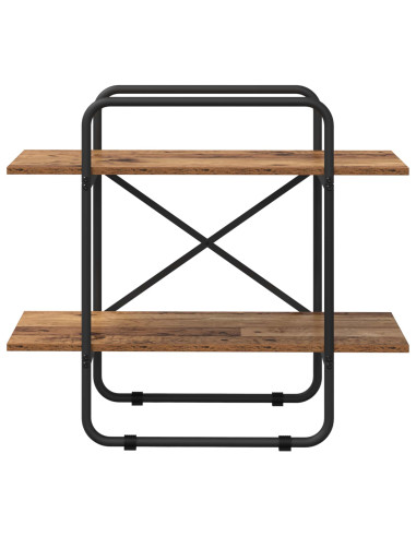 Libreria 2 livelli 60 x 35 x 70 cm PB Legno di quercia