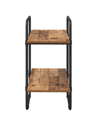 Libreria 2 livelli 60 x 35 x 70 cm PB Legno di quercia