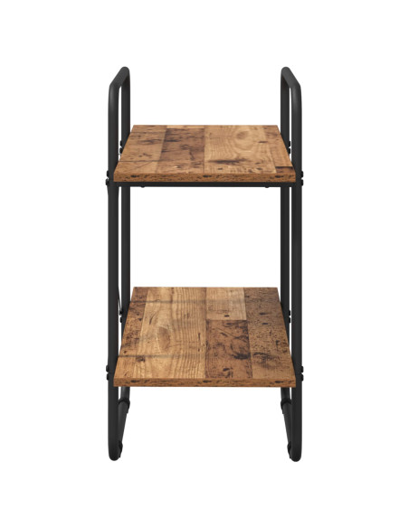 Libreria 2 livelli 60 x 35 x 70 cm PB Legno di quercia