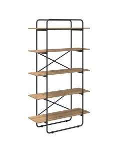 Libreria 5 livelli 100 x 35 x 175,5 cm PB Rovere Artigianale 2