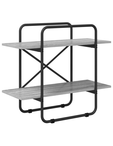 Libreria 2 livelli 60 x 35 x 70 cm PB Sonoma grigio