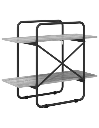 Libreria 2 livelli 60 x 35 x 70 cm PB Sonoma grigio