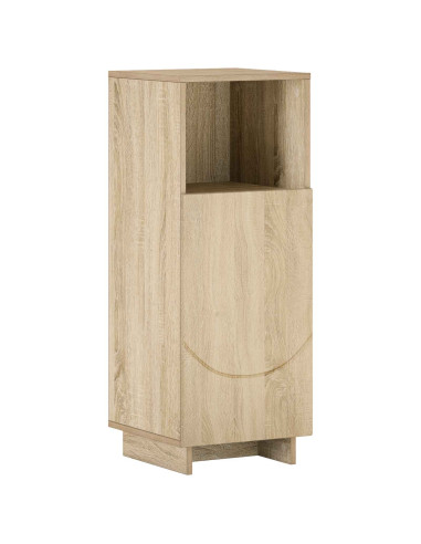 Set mobili da bagno 3 pz Rovere Sonoma Legno ingegnerizzato