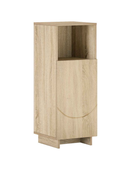 Set mobili da bagno 3 pz Rovere Sonoma Legno ingegnerizzato