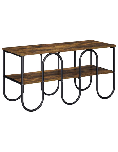 Supporto TV 100 x 40 x 50 cm Rovere Fumo Legno multistrato