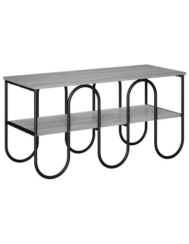 Supporto TV 100 x 40 x 50 cm Sonoma grigio Legno multistrato